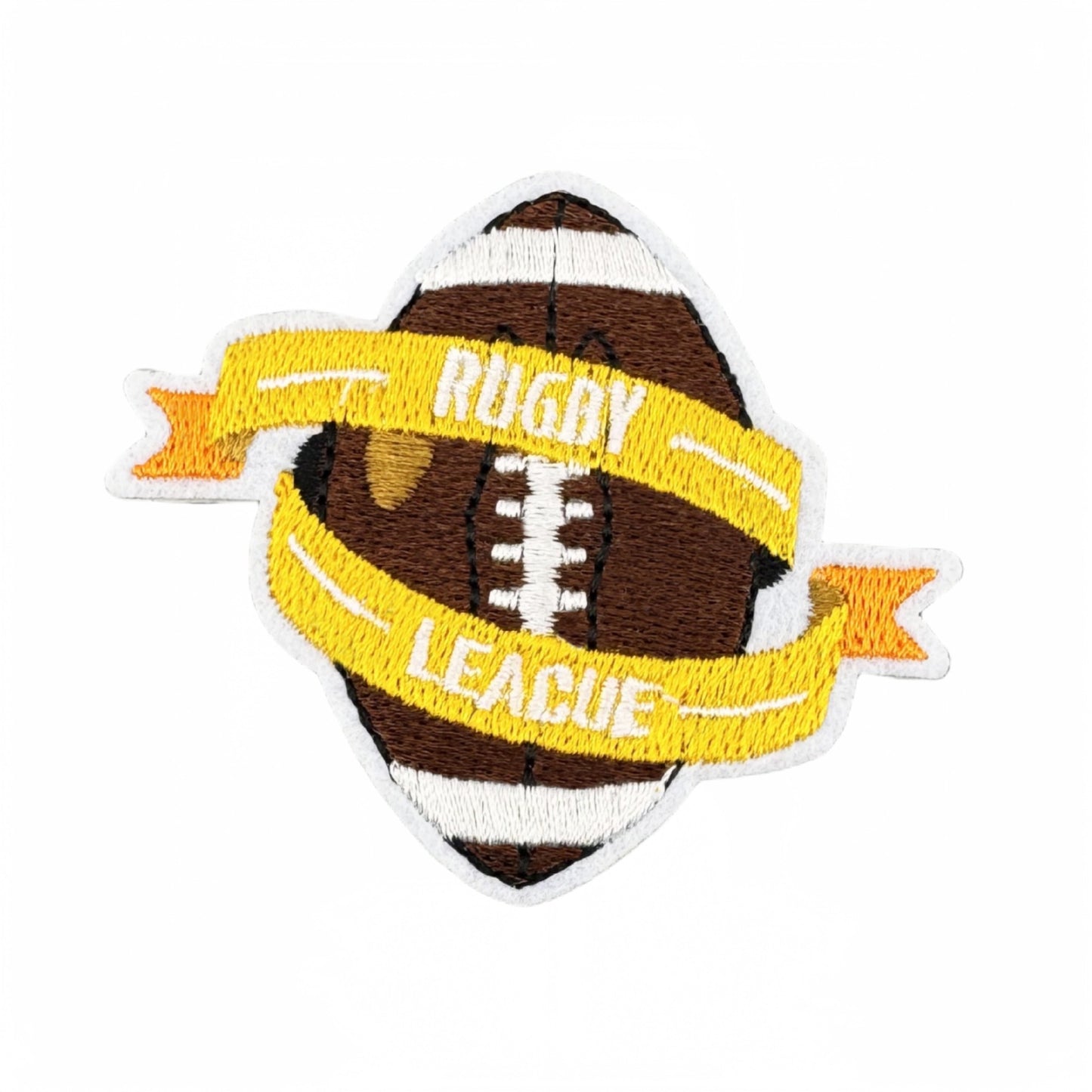 Cartoon Football Embroidered Patch – Sports Series Iron-On Badge Accessory